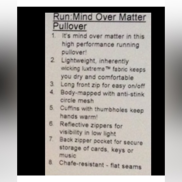 Lululemon Mind Over Matter Pullover Top Gray Striped Size 4 K75 - Picture 4 of 10